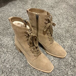 Women's Dolce Vita Tan Suede Boots